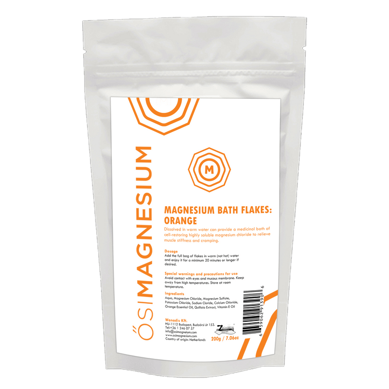 healthyenergyamazinglife ŐsiMagnesium ŐSIMAGNESIUM Bath Flakes with Orange Essential Oil