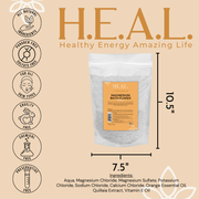 Load image into Gallery viewer, healthyenergyamazinglife ŐsiMagnesium ŐSIMAGNESIUM Bath Flakes with Orange Essential Oil

