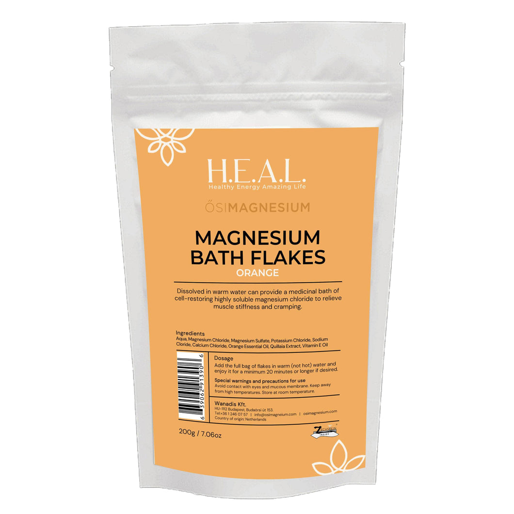 healthyenergyamazinglife ŐsiMagnesium 7oz ŐSIMAGNESIUM Bath Flakes with Orange Essential Oil