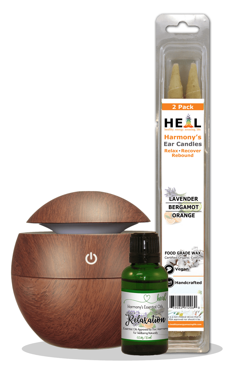 happyenergyamazinglife Natural Health Products H.E.A.L.’s Aroma Diffuser Gift Kit