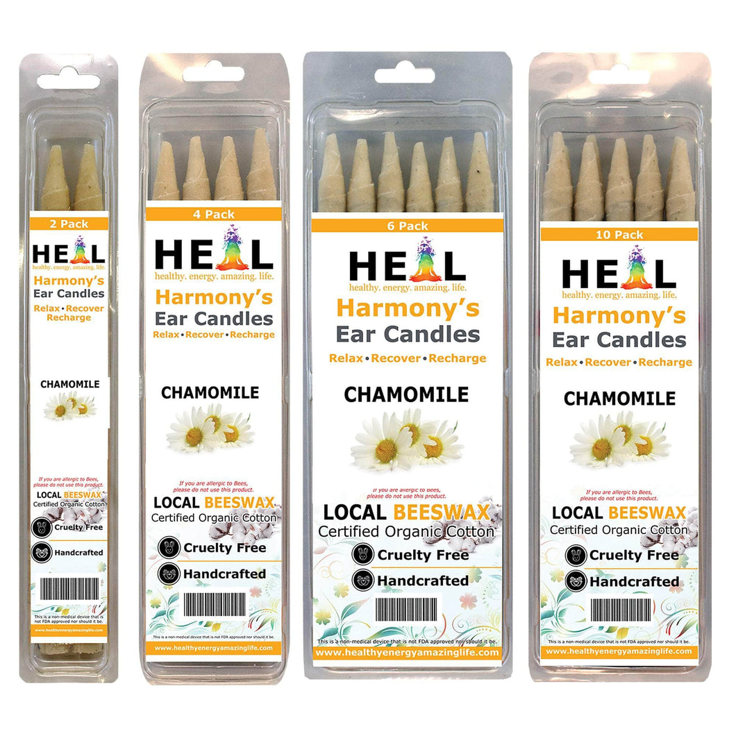 healthyenergyamazinglife Ear Candles Chamomile Beeswax Harmony's Ear Candles