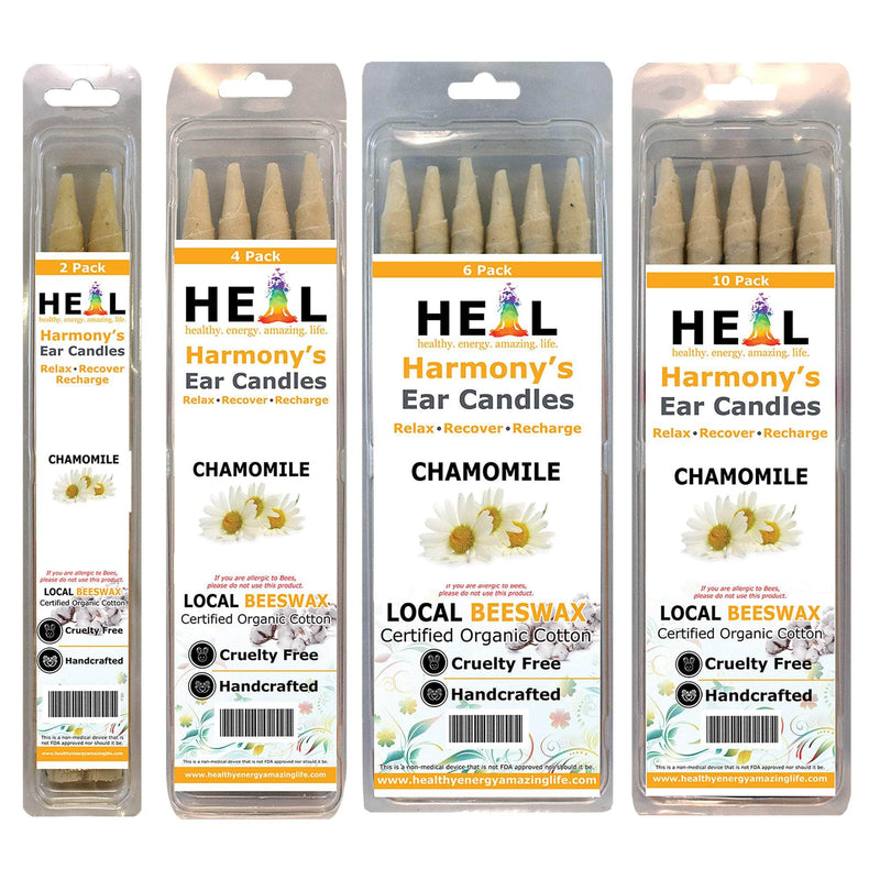 healthyenergyamazinglife Ear Candles Chamomile Beeswax Harmony's Ear Candles
