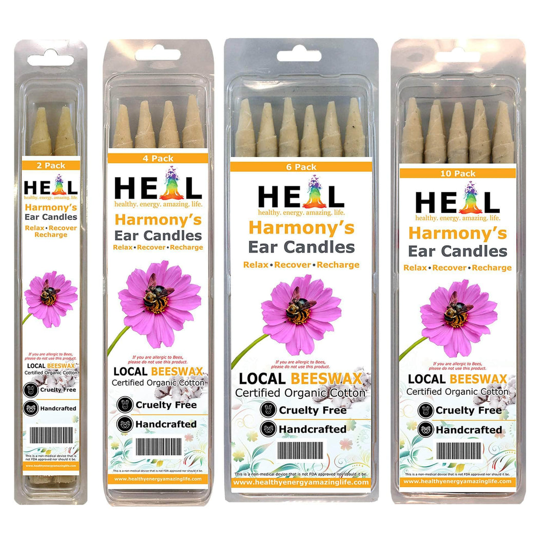 healthyenergyamazinglife Ear Candles Small Beeswax Harmony's Ear Candles