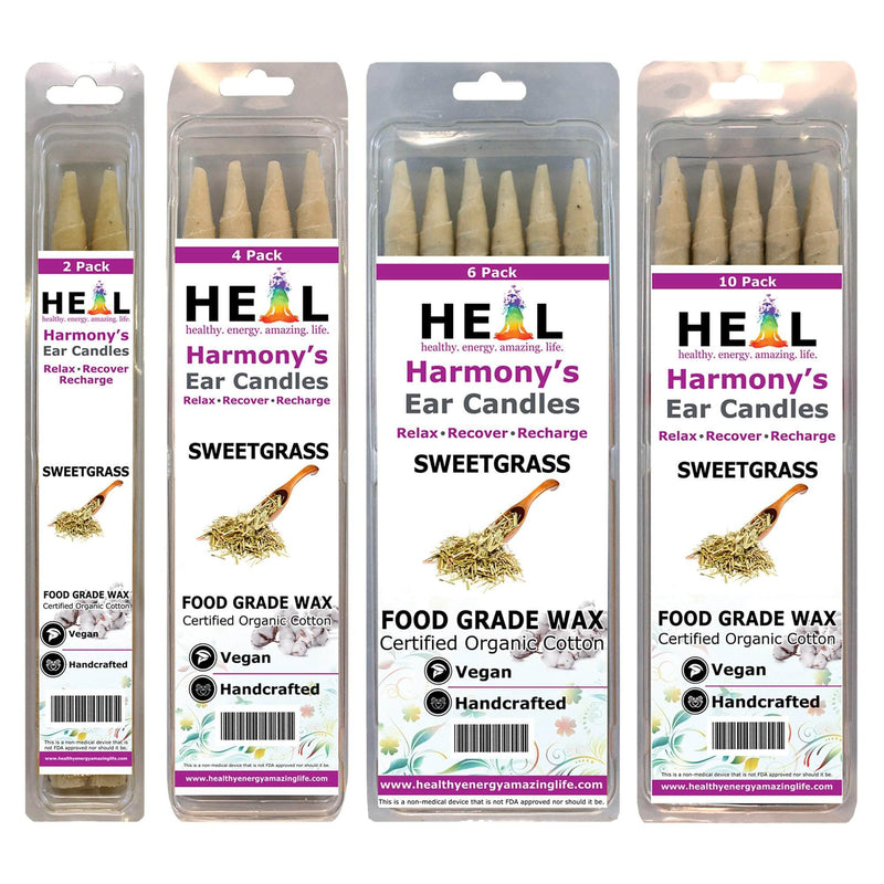healthyenergyamazinglife Ear Candles Sweetgrass Harmony's Ear Candles