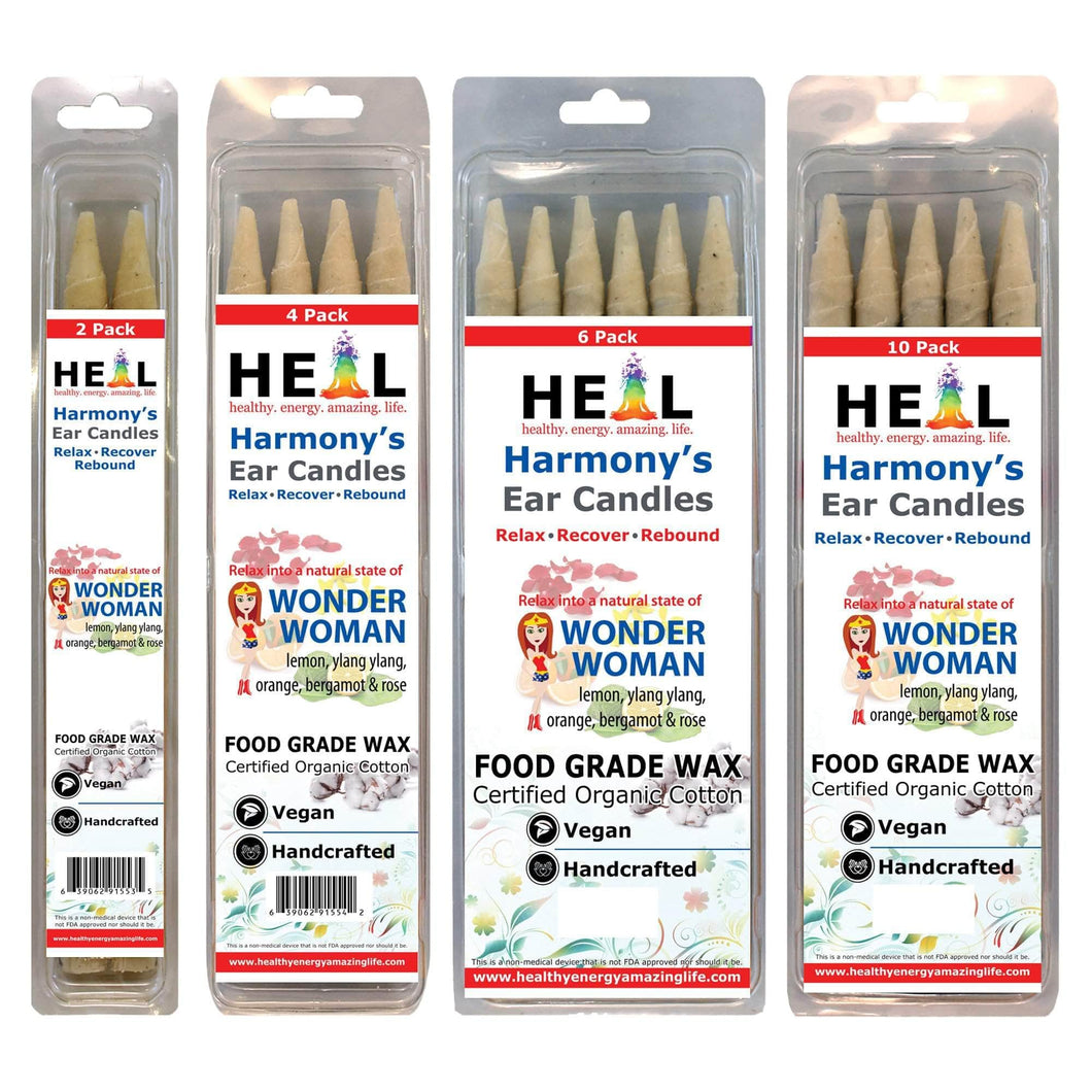 healthyenergyamazinglife Ear Candles Wonder Woman Harmony's Ear Candles