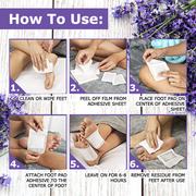 Load image into Gallery viewer, H.E.A.L.&#39;s Lavender Foot Patches
