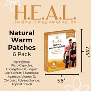 Load image into Gallery viewer, healthyenergyamazinglife Natural Health Products Bodytox Warm Patches
